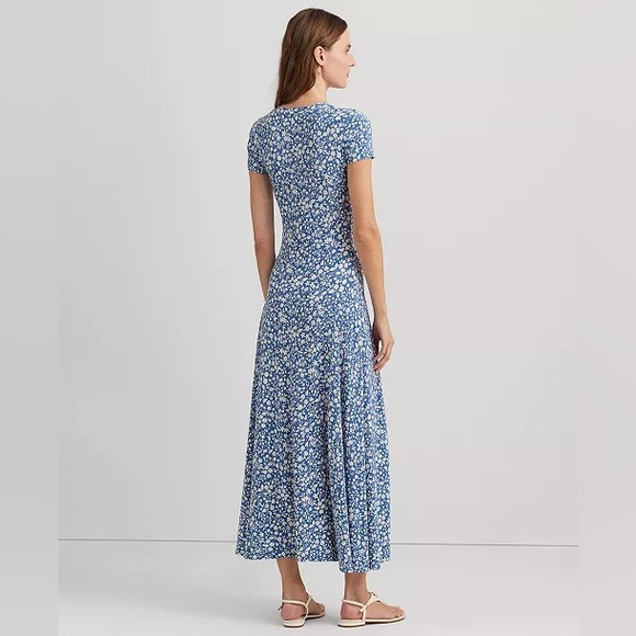 Lauren Ralph Lauren Women's Floral Stretch Jersey Tee Maxi Dress - Picture 3 of 6